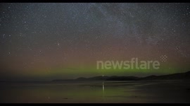 Northern Lights Timelapse - Balnakeil Beach Durness - 14/03/15