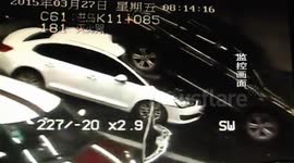Chain reaction crash in underwater China tunnel