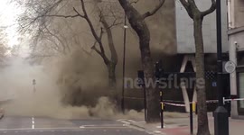 Huge Fire in Holborn, London
