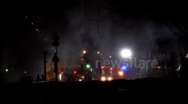Blackouts across central London after fire