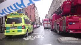Police lockdown in Stockholm, Sweden