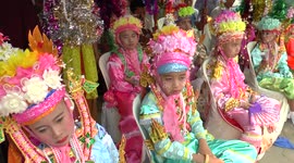Burmese Poy Sang Long festival in Thailand
