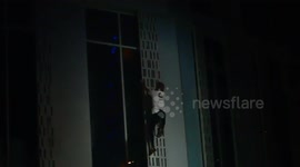 Alain 'Spiderman' Robert has scaled the Cayan Tower in Dubai