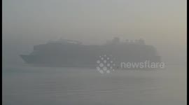 World's third-largest cruise ship arrives in Southampton, UK