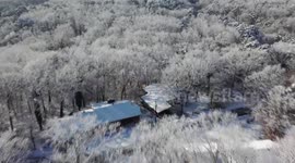 Winter Drone Flight