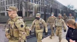 Mass military leads to tense atmosphere in DC ahead of Inauguration Day