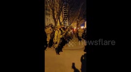 More National Guard troops seen arriving in Washington, D.C. on eve of Inauguration Day