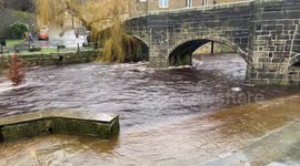 Flood-prone town in West Yorkshire braces itself as Storm Christoph's incessant rain causes river levels to rise