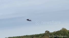 A selection of F15 jets landing and taking off at RAF Lakenheath U.K
