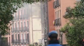 Explosión en Madrid en un edificio de la calle Toledo