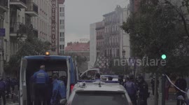 At least three dead after blast wrecks building in central Madrid, Spain