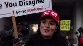 Trump supporter falsely maintains election fraud and Antifa involvement at Biden's inauguration