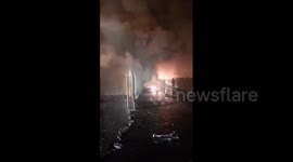 US: Fire Erupts At Vacant Acapulco Restaurant In Sun Valley, Los Angeles
