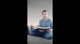 Vicar does #wee viral tiktok video with bible