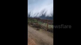 Spain: Apocalyptic Arcus Cloud Looms Over Lleida During Storm 4