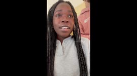 Emotional moment African American woman discovers her ancestry after taking DNA test