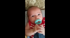 Burp scares baby