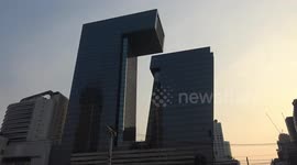 Bangkok skyscraper is shaped like a giant letter G