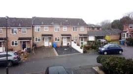 Snow falls in Derbyshire