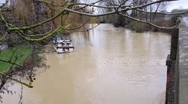 River soar flood, Rothley.