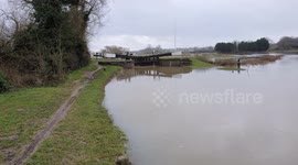 Cossington lock 42 flooding