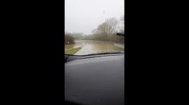Sileby Road flooding,  Leicestershire