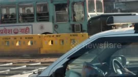 AFTER lockdown even BOOM in metro train work near international airport in Mumbai India