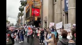 US: Protesters Demand Release Of Alexei Navalny In Los Angeles
