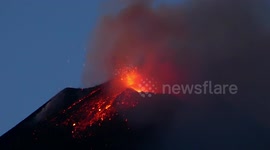 Mount Etna Erupt