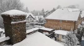 Massive Snowfall Hits London As The Parks Fill Up And The Roads Become Dangerous