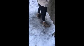 Sliding On Ice Ground Scotland