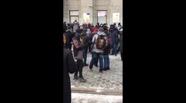 Pro-Navalny protest in Russia