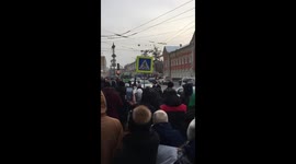 Pro-Navalny protest in Russia