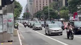 Motorcade rallies call for impeachment of Bolsonaro in Brazil