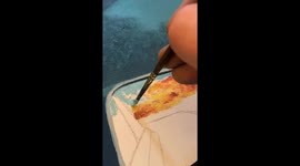 Amateur artist goes viral after painting stunning photo he took years ago
