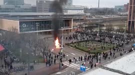 Eindhoven ignites as Netherlands deals with intense anti-lockdown protests