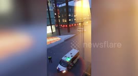 Riot police clash with anti-lockdown protesters in the Netherlands