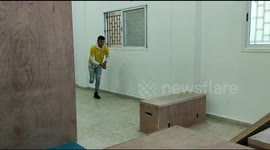 One leg Parkour