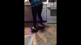 Hoverboard Fail Caught On Camera