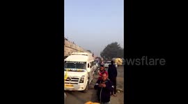 Indians clog traffic to protest agricultural laws on Republic Day