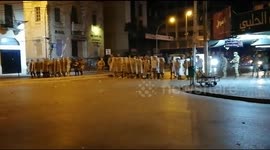 Lebanese protesters clash with police over lockdown restrictions