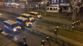 Dutch police patrol Rotterdam streets after three nights of unrest