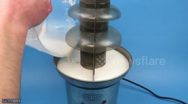 Chocolate Fountain vs Non-Newtonian Liquid I EXPERIMENT
