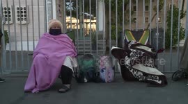 People in South Africa stand in lines day and night to claim unemployment Fund contributions