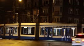 Quiet streets in Amsterdam as strict curfew enforced to combat COVID
