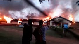 Itigo Girls High school dormitories in Kenya on fire.