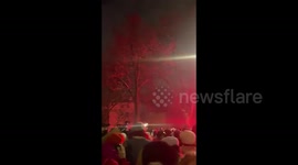 Poland: People Protest New Abortion Law For Second Night In Warsaw