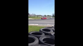 Track day race cars at Mondello race track