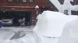 Winter storm dumps snow on northern and central California