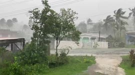 Tropical Cyclone Ana wreaking havoc in Fiji